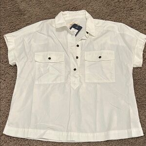 Universal Thread White Casual Button Down Shirt